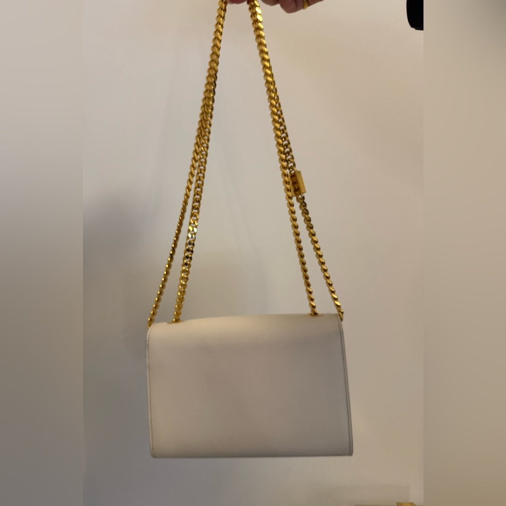 SAINT LAURENT KATE SMALL IN GRAIN DE POUDRE EMBOSSED LEATHER - Picture 6 of 11